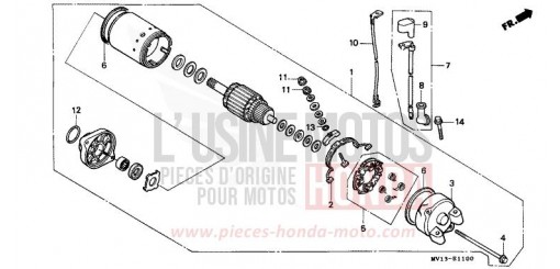 STARTING MOTOR XRV750M de 1991